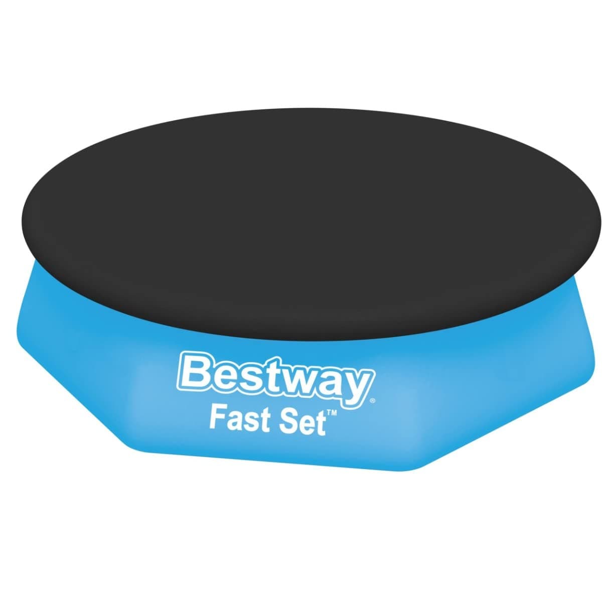 Bestway BW58032-21 Flowclear Cover for Fast Set Pools, Black