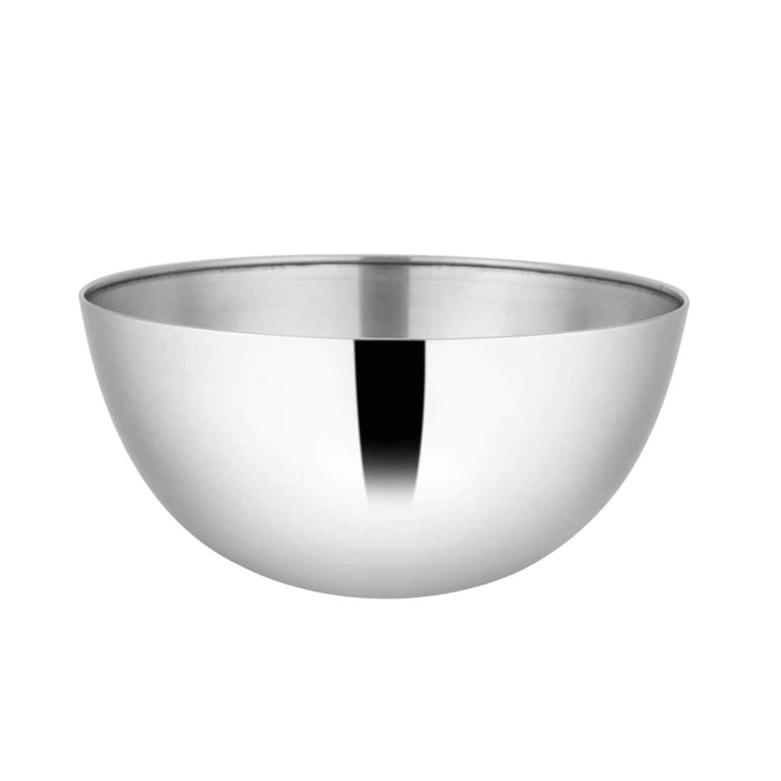 Shri & Sam Stainless Steel Bowl, 24cm Silver