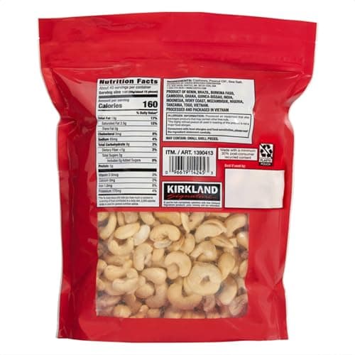 Kirkland Signature Whole Fancy Cashews, 40 Ounce