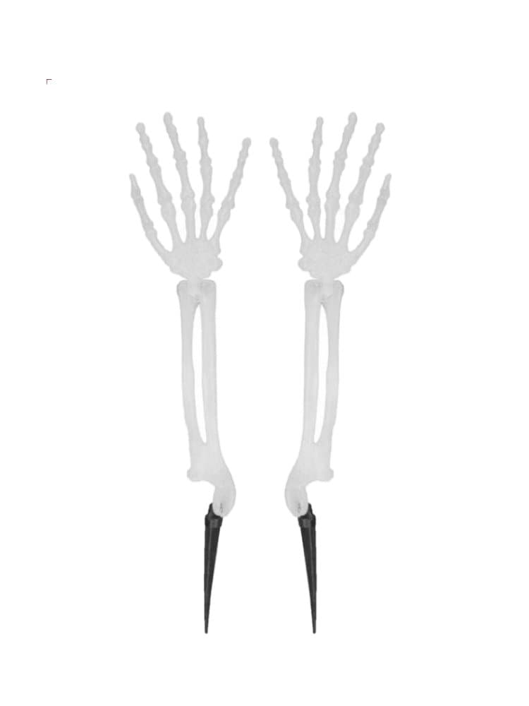 Rayland Skeleton Hand Lawn Stakes - Glow in The Dark