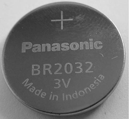 PANASONIC BATTERIES BR2032-1HE LITHIUM BATTERY, 3V, COIN CELL (1 piece)