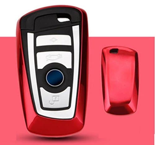 New Protective TPU Car Key Case 1PC for BMW 4 Series F32 F33 F36 2013-2019 420i 428i 435i (Red)