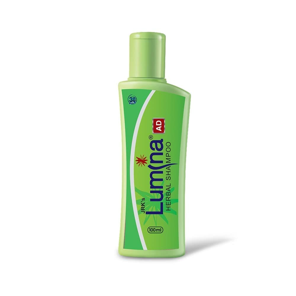 Caredura Products Lumina AD Herbal Shampoo (100ml) - Pack of 4|Anti-dandruff shampoo | Helps to Reduces dandruff, scalp itching and irritation | With added Neem, Aloe vera and Hibiscus