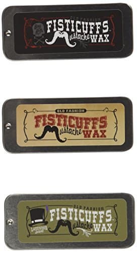 Fisticuffs Mustache Wax 3 Pack by Fisticuffs Mustache Wax