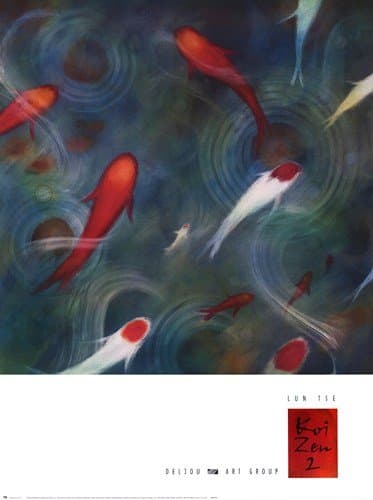 Koi Zen 2 - Poster by Lun Tse (24x32)