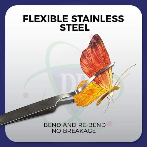 Featherweight Entomology Forceps Wide-Points for a Delicate enetology Work. Flexible Stainless-Steel – Bend & Re-Bend.