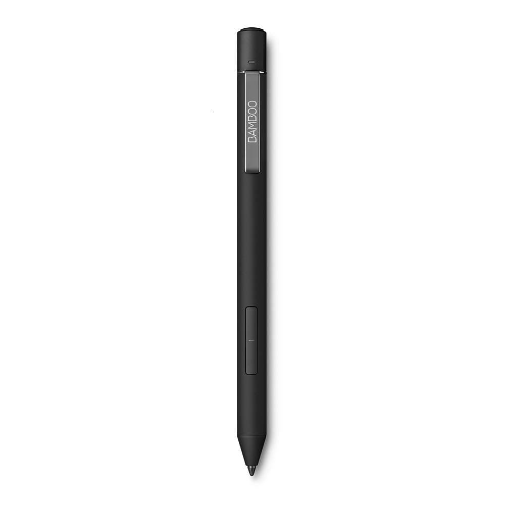 Wacom Bamboo Ink Plus Active Stylus (Rechargeable, with 4,096 Pressure Levels & tilt Detection for Precise Drawing, Writing & commenting on Pen-Enabled Windows 10 Devices) Black