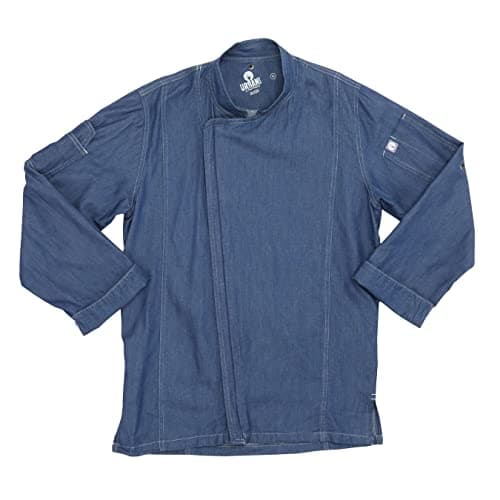 Chef Works Men's Gramercy Denim Chef Coat