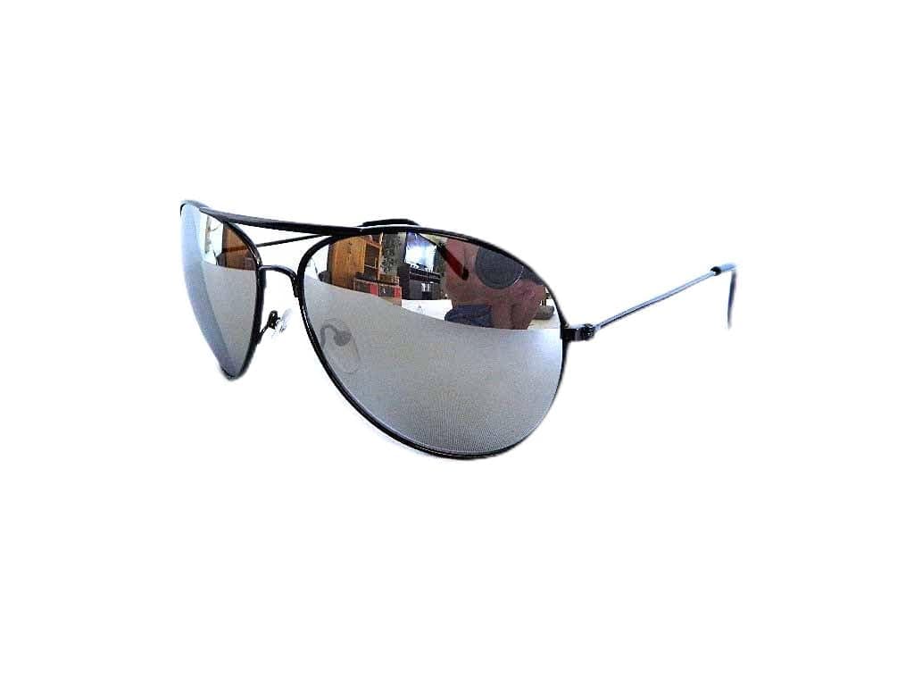 New Aviator Pilot Sunglasses With Mirror Lens (Gunmetal Grey)