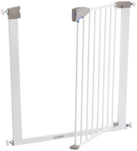Munchkin Lindam Sure Shut Orto Toddler & Baby Gate, Pressure Fit, Easy Install No-Screws Child Gate, 89-96cm, White