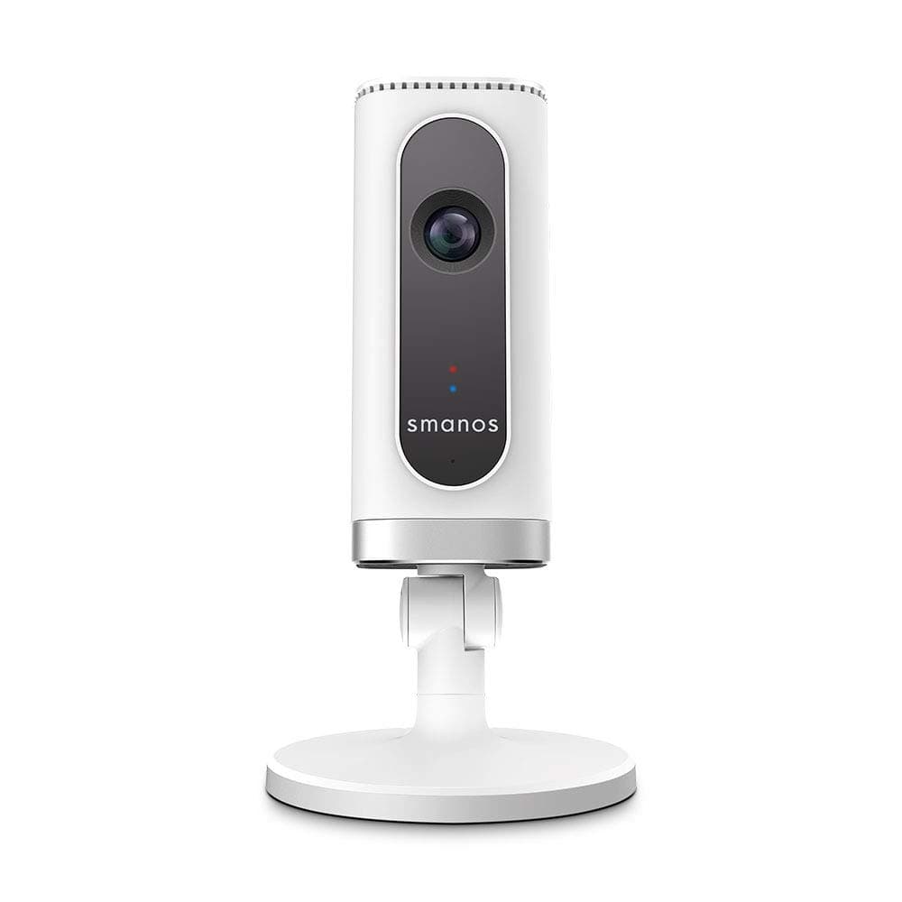 Smanos IP6 HD Wi-Fi Camera [HD Video at 720p, Super Coverage day and Night, Wi-Fi Quick Link, Super Wide Angle, Two-Way Audio] - Smart Control via Smartphone App iOS and Android - White