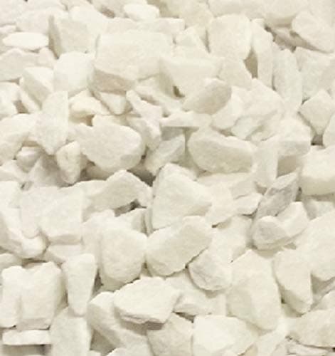 1kg White Decorative Stone Chippings 9-13mm by SOOTHING IDEAS®