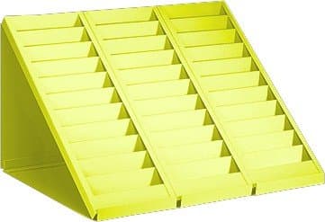 VICDesktop Employee ID Card Rack, Glory Model 160-30-DM,30 Pocket-Yellow