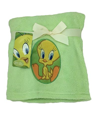 Looney Tunes Applique Plush Polyester Blanket 30 X 40 Inches (76.2 X 101.6 Cm...