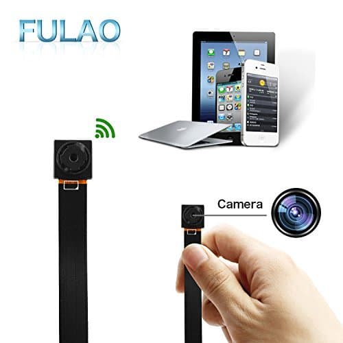FULAO Mini Super Hidden Spy Wifi Cam 1080P HD Portable Nanny Camera Wireless Digital Video Recorder Camera