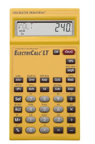 Calculated Industries 5025 ElectricCalc LT Measurement Conversion Calculator