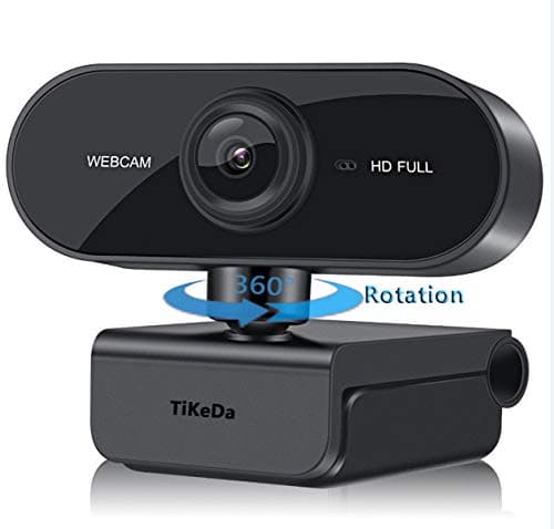 HD 1080p Webcam,Built-in Noise Reduction Microphone Stream Webcam,USB Plug & Play Webcam for PC Desktop Laptop Mac Xbox,Video Calling,Studying,Conference,Recording,Gaming with Rotatable Clip