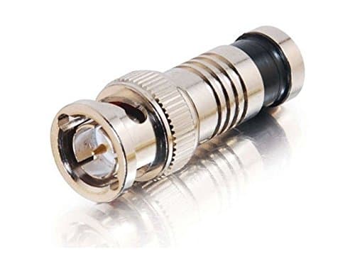 BNC Male Compression Coax Connectors RG59 Pack of 50 Pcs