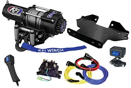 KFI Combo Kit - A3000 3000 lb Winch & 100535 Winch Mount Compatible/Replacement for 2005-2021 Kawasaki Brute Force 750 4x4, 4x4i, 4x4i EPS
