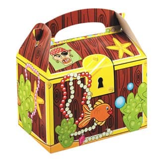 25 x PIRATE TREASURE CHEST Party Food Box