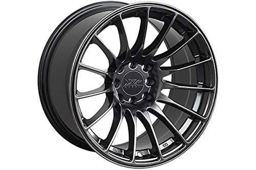 XXR 550 Chromium Black Wheel with Painted (18 x 8.75 inches /5 x 100 mm, 36 mm Offset)