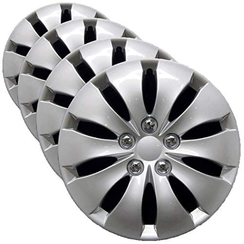 Premium Replica Hubcap Set, Replacement for Honda Accord 2008-2012, 16-inch Wheel Cover (4 Pieces)