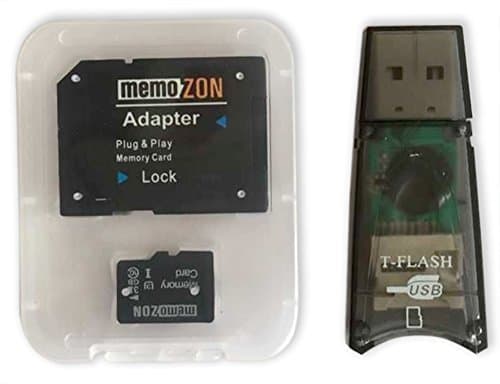 Memozon 32GB Class 10 Micro SD Card Kit with SD Card Adapter and USB Card Reader