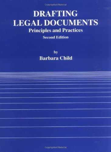 Drafting Legal Documents Principles and Practices 2nd Edition