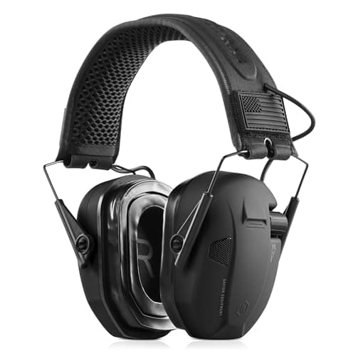 Savior Equipment Apollo Shooting Electronic Earmuffs with Gel Pads, 24dB NRR, Noise Cancelling Hearing Protection
