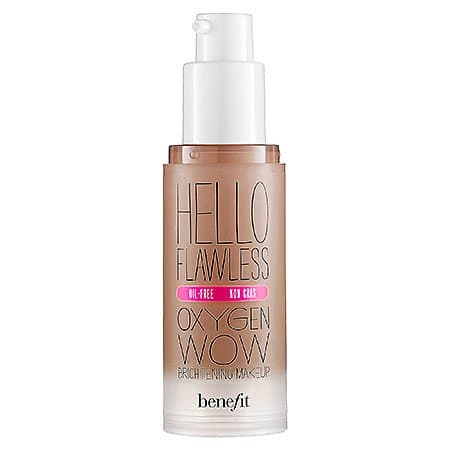 Benefit Cosmetics 'Hello Flawless' Oxygen Wow Liquid Foundation 'I'm Hopelessly Hot' Hazelnut 1 oz by CoCo-Shop