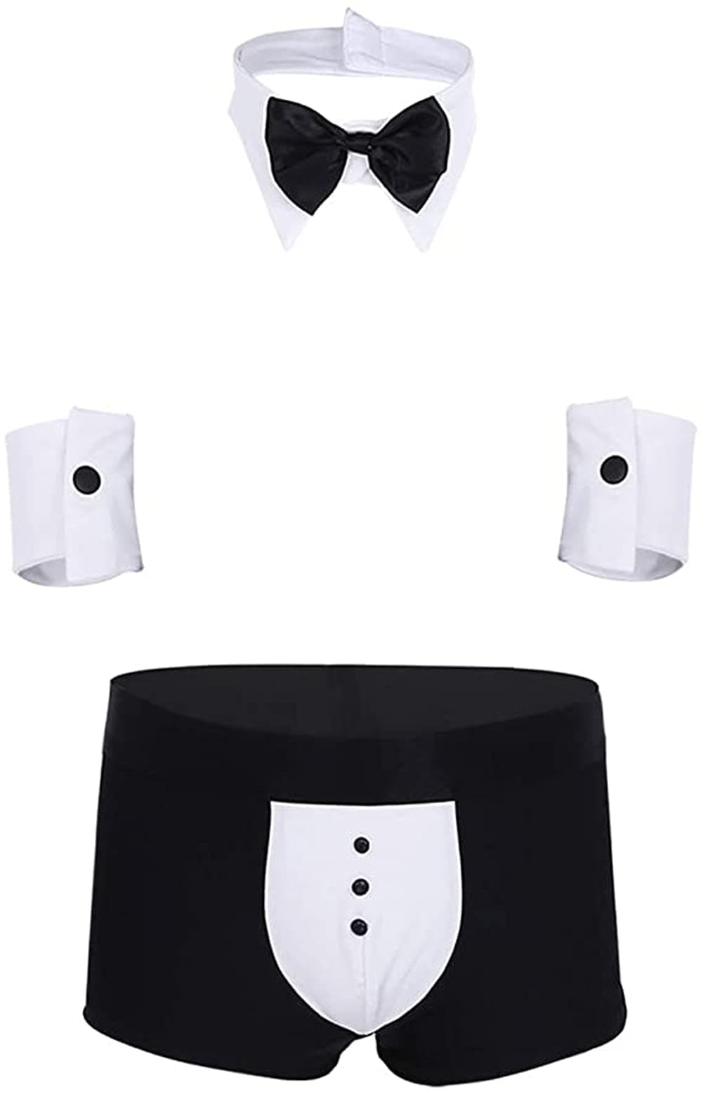 Men's Underwear Sexy See-Through Fishnet Boxer Briefs Mesh Trunks With Enhancing Pouch - Cool Design Breathable Hot Underwear, Black, L