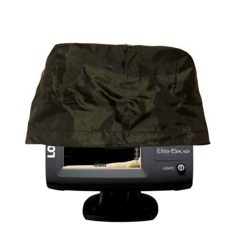 Fishfinder Cover, Sun Cover for 5" Models - Protects Screen from Sun/Weather Damage, Fits Lowrance Elite, Humminbird Helix, Measures 7" x 8" x 5"