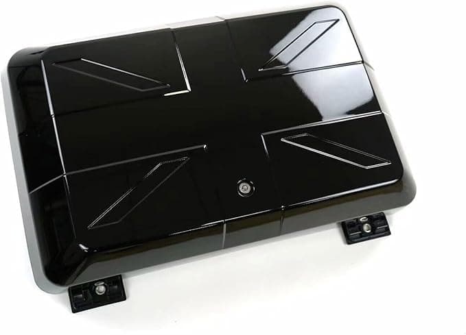 Glossy Black Exterior Side Mounted Gear Carrier Box Fits for LR Defender 110 90 130 2020 2021 2022 2023 2024 2025 2026