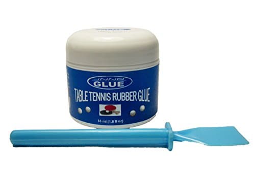 Table Tennis Rubber Glue, 55ml with Spreader