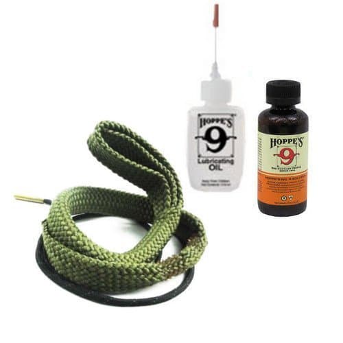 Gun Cleaning Cleaner and Precision Lube Oil with Cleaning Snake for .357, 380.38, 9mm Pistol/Handgun - Eliminates Rod, Brushes, Jags, and Patches - Simplifies Cleaning