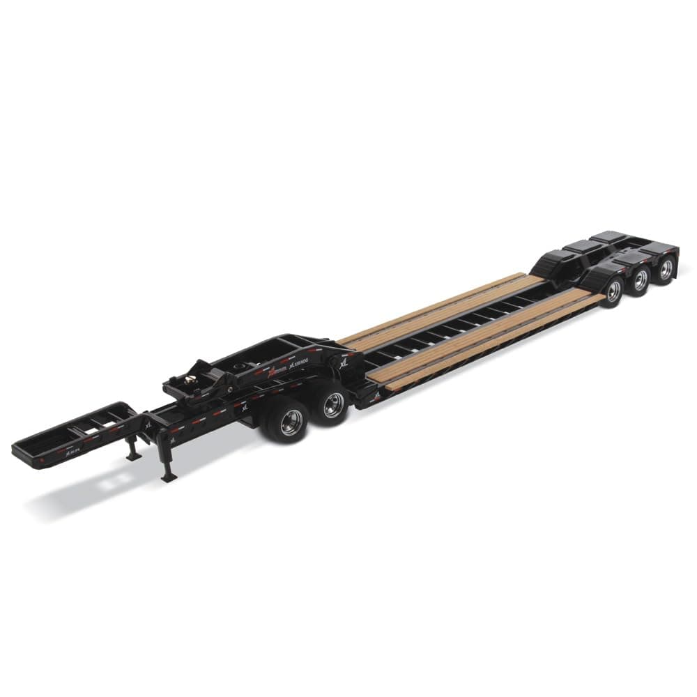Diecast Masters XL 120 Low-Profile HDG Outrigger Style Trailer with Jeep and 2 Boosters Transport Series 1/50 Diecast Model 91033
