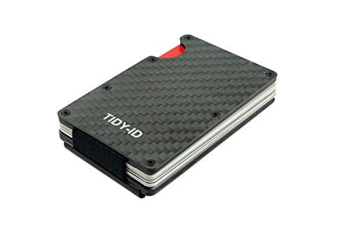 TIDY-ID 100% Carbonfibre Wallet and Money Clip