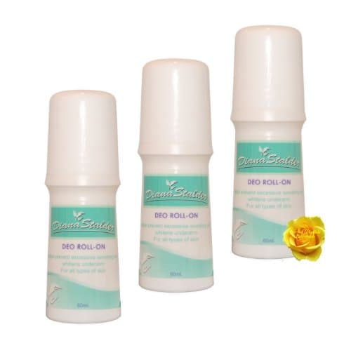 3 Diana Stalder Whitening Deodorant Roll On 60ml Anti-sweat