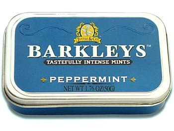 Peppermint Mints Tin 50grams 'Barkleys'