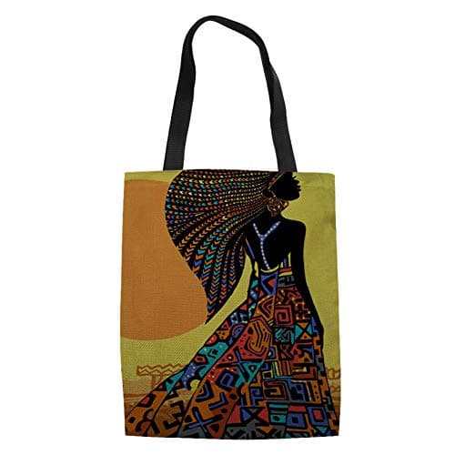 FANCOSAN Canvas Tote Bag Shoulder Bag for Gym Picnic Travel Beach Shopping Sunflower Pattern
