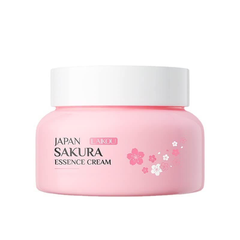 AKARY Sakura Essence Cream Facial Moisturizer, Daily Hydrating Repair Face Cream with Sodium Hyaluronate for All Skin Types, Face and Neck Cream to Smooth Skin (60g)