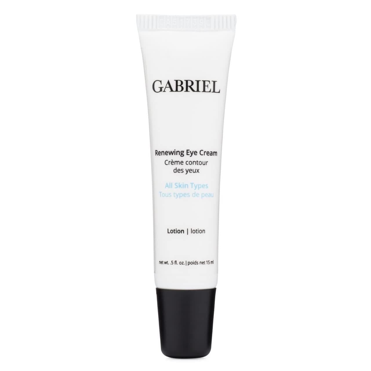 Gabriel Renewing Eye Cream | Natural, Paraben Free, Vegan, Cruelty-free, Non GMO| .5 oz.