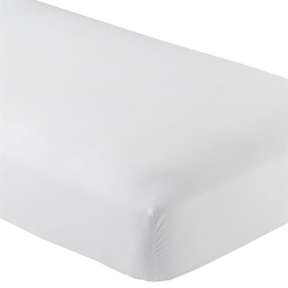 100% Cotton Twin XL Fitted Bed Sheet - Twin Extra Long, 15" Deep Pocket, 39" x 80" Great for Dorm Room, Hospital and Split King Dual Adjustable Beds (White, Twin XL)