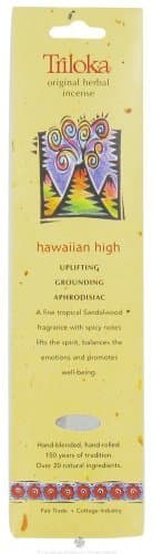 Triloka Herbal Incense Triloka - Original Herbal Incense Hawaiian High - 10 Stick(s)