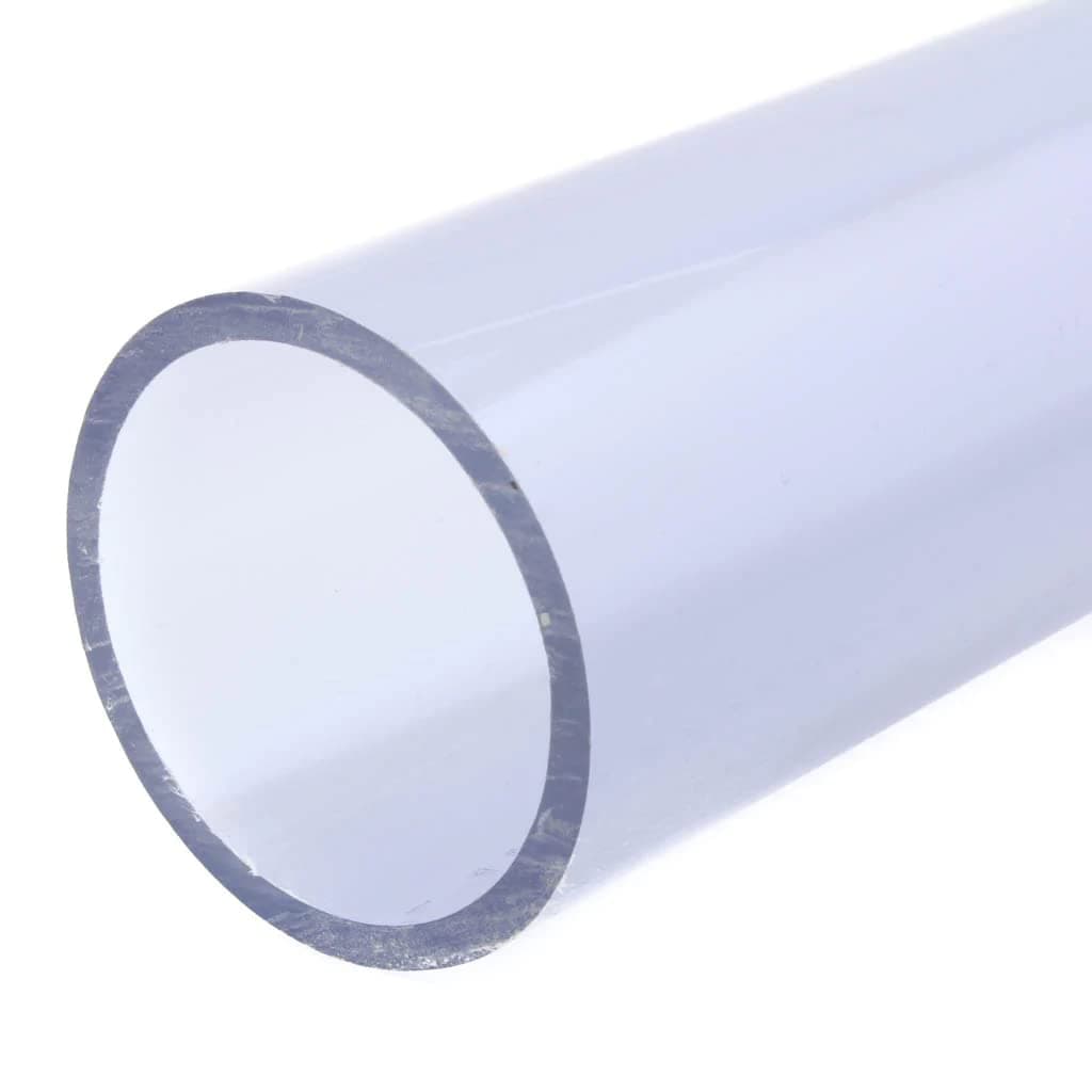 Rocwing Acrylic Clear Rigid Round Transparent Pipe Hollow Tube (1000mm Length, 100mm OD / 5mm W / 90mm ID)
