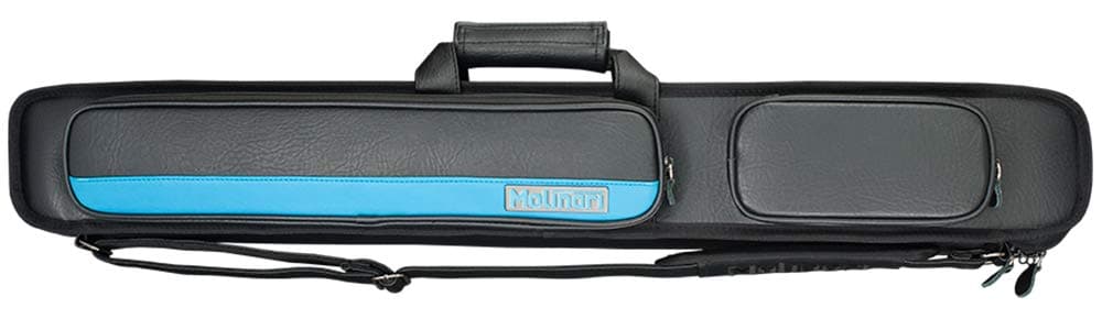 Molinari™ by Predator Professional Carom Billiards Pool Cue Bag 2x4 for 2 Cue Butts and 4 Cue Shafts 2B/4S in 4 Colors Blue/Grey/Black/Orange Collection