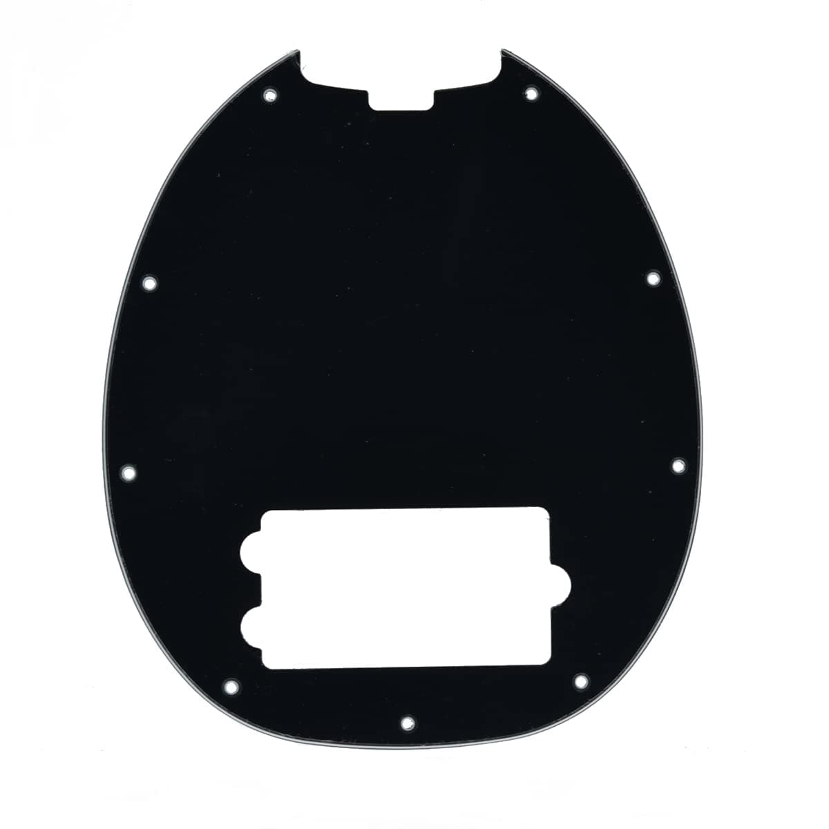 Bass Pickguard Fit for Musicman classic 4 string StingRay bass models Black 3Ply