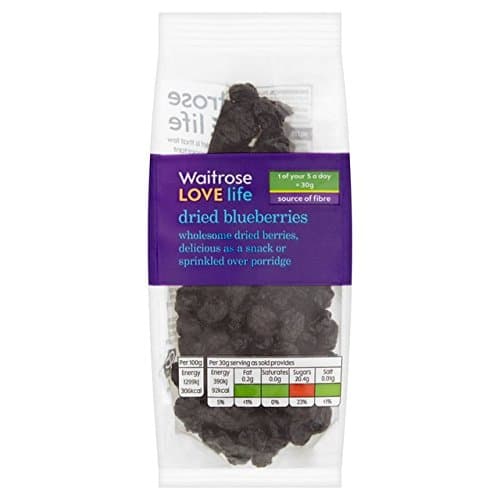 Dried Blueberries Waitrose Love Life 100g