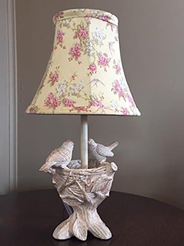 Albert Estate LTD Birds on Nest Accent Lamp and Shade