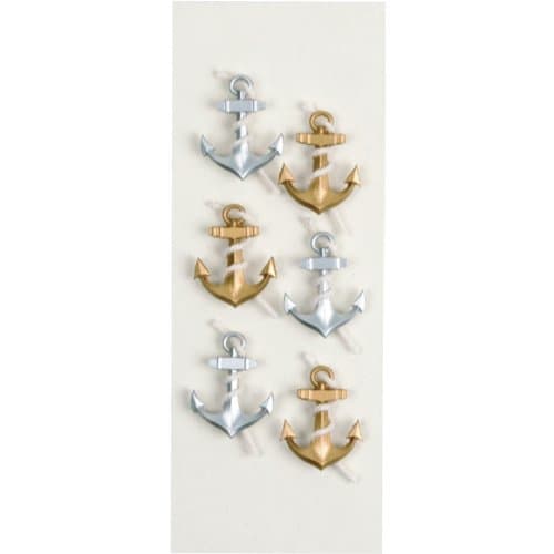 Sticker Embellishments Little B Anchors Mini Stickers